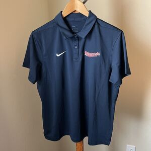 Nike Dri-Fit Women's Minnesota Twins MLB Baseball Polo Shirt Large L